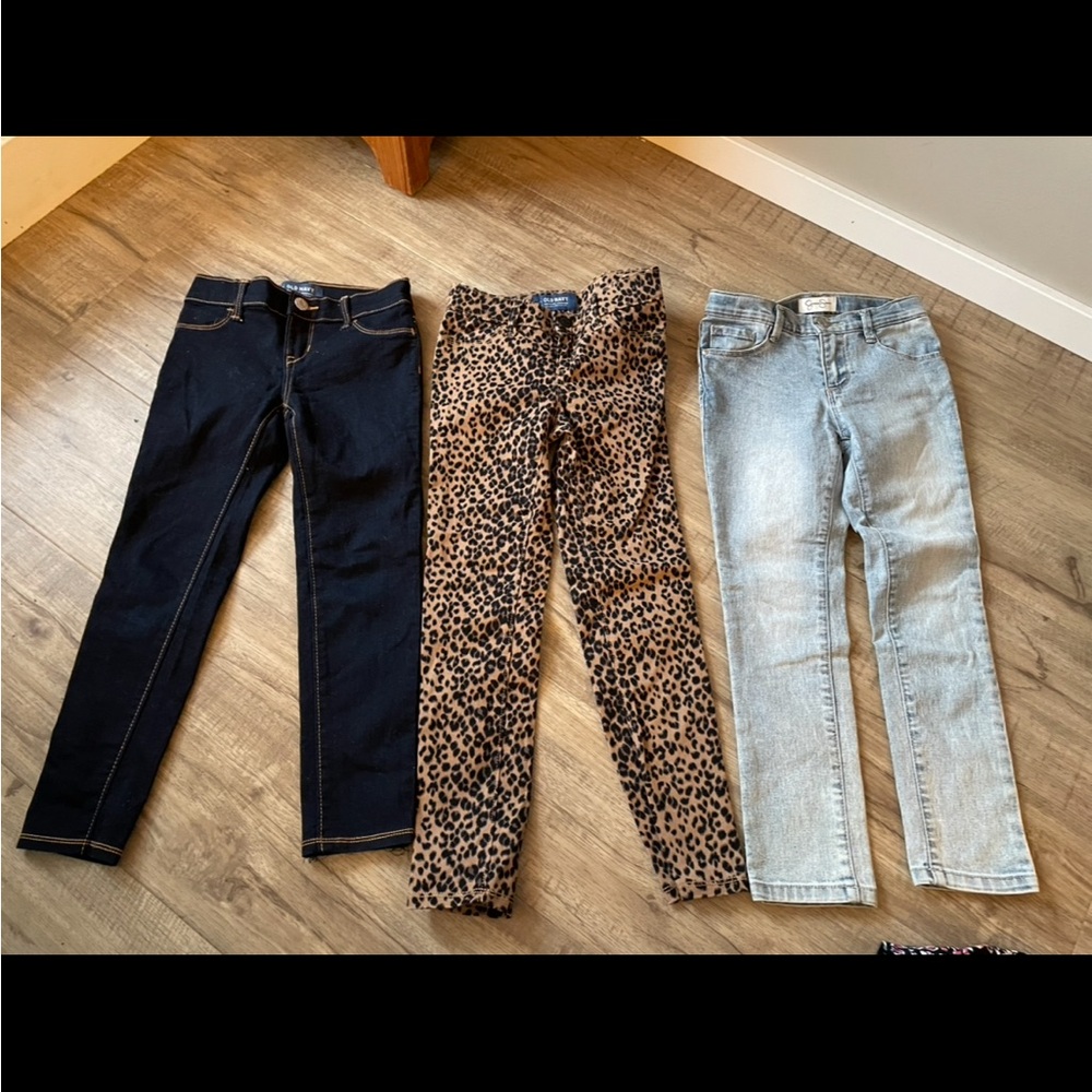Girls pants bundle all size 6